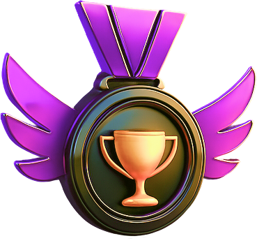 Award medal illustration